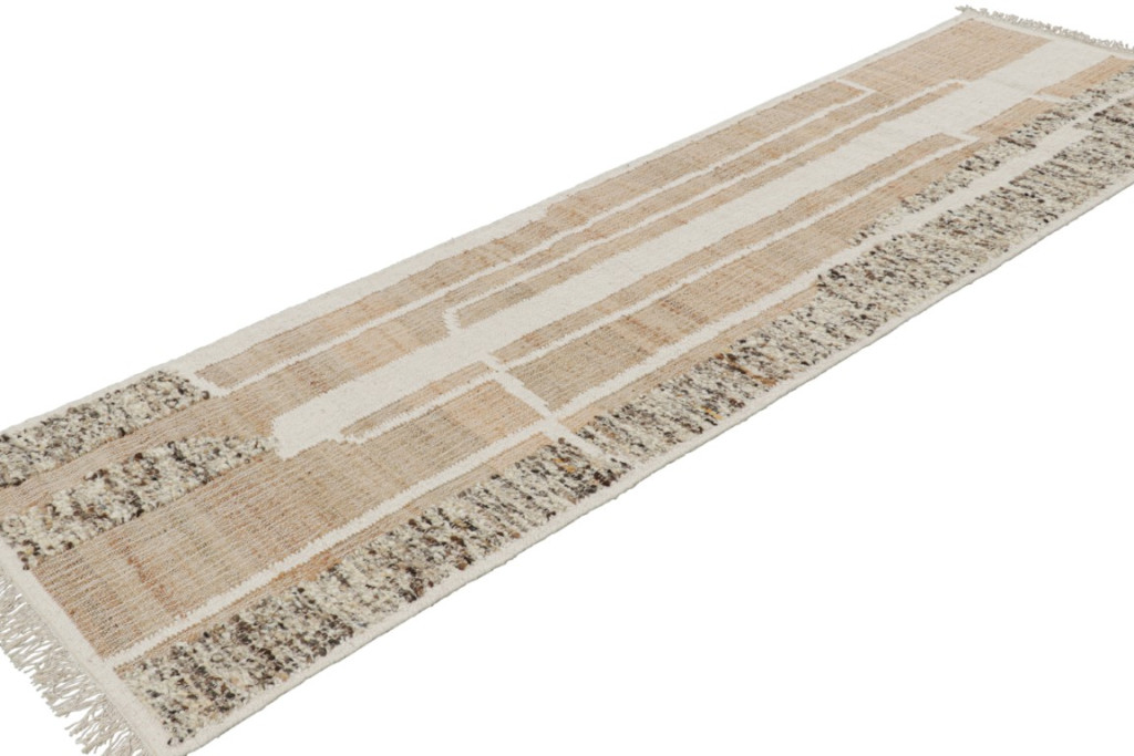 Modern Abstract Flatweave Rug