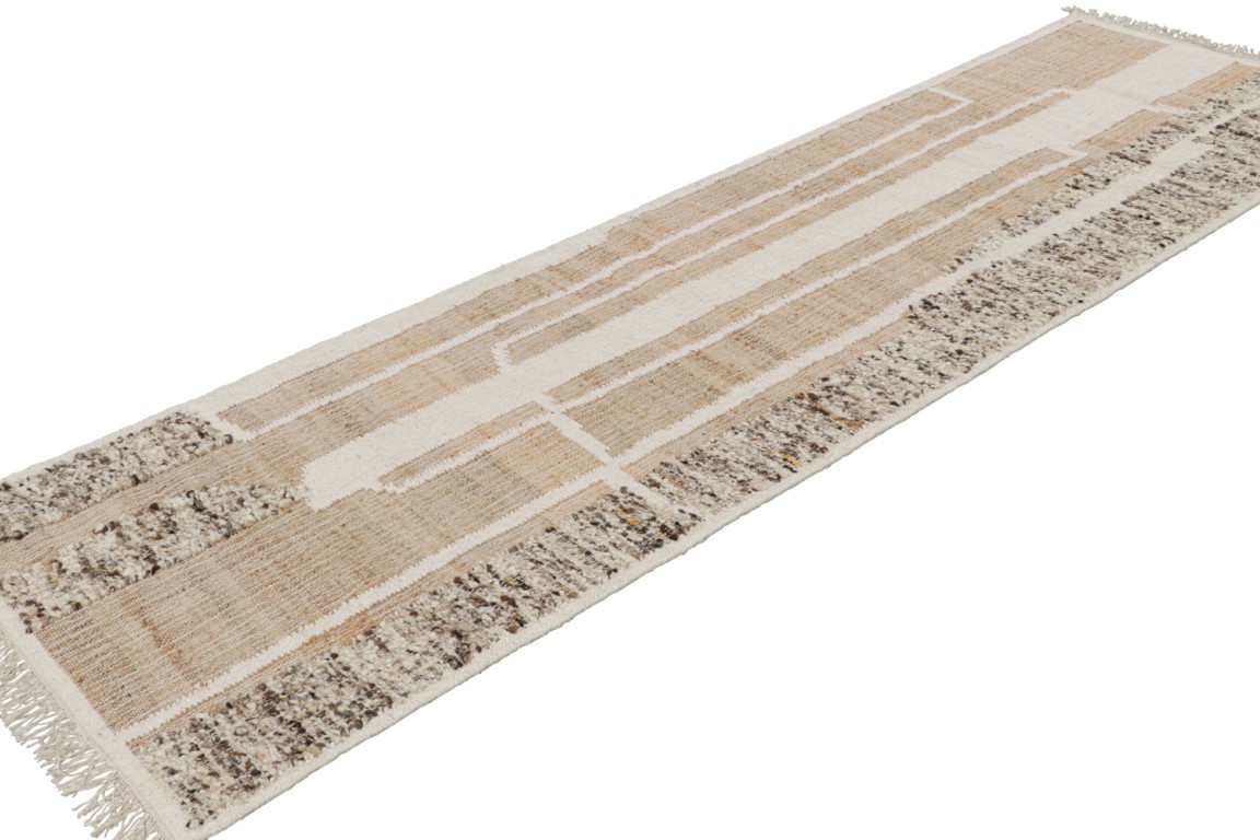 Modern Abstract Flatweave Rug