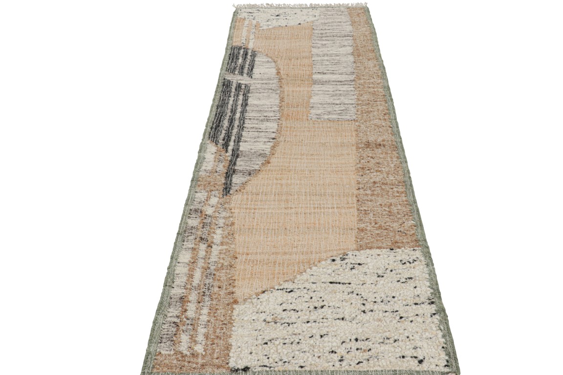 Modern Abstract Flatweave Rug