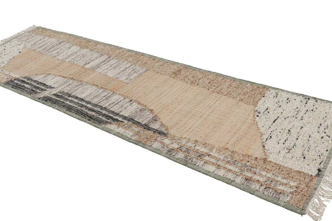 Modern Abstract Flatweave Rug