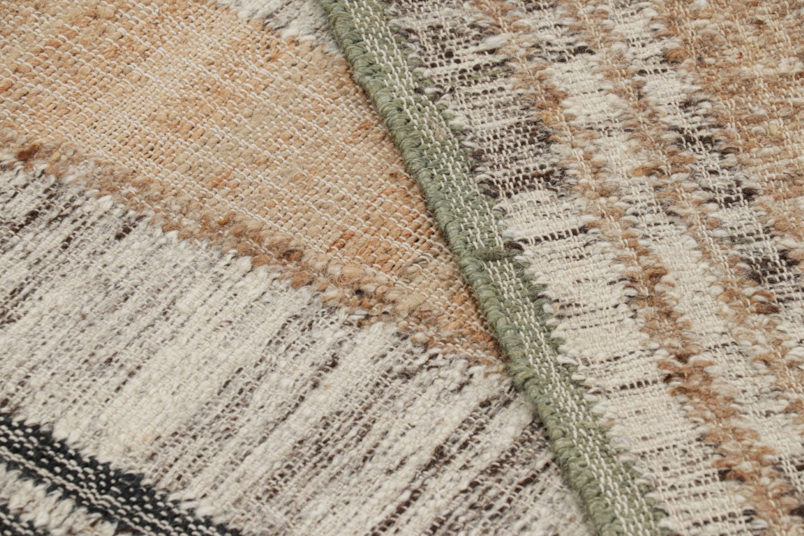 Modern Abstract Flatweave Rug