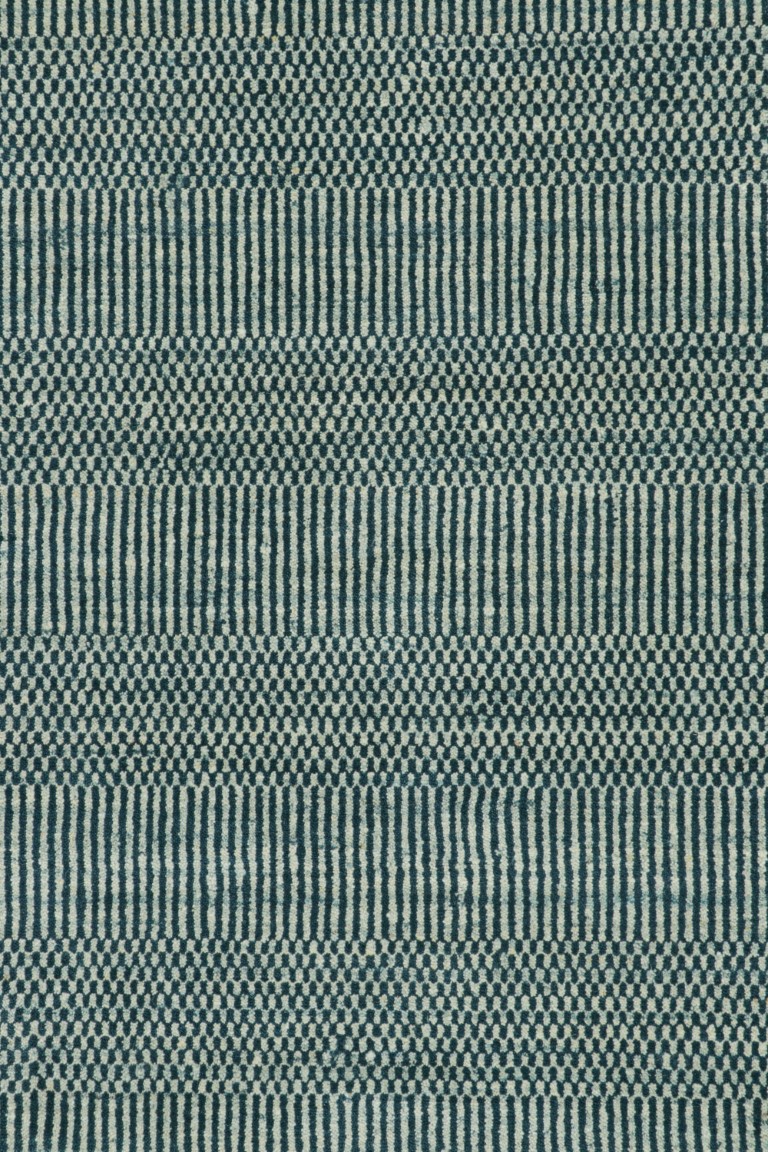 Modern Striped Geometric Rug