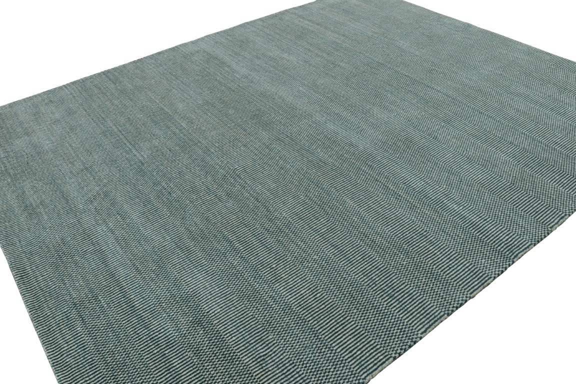 Modern Striped Geometric Rug