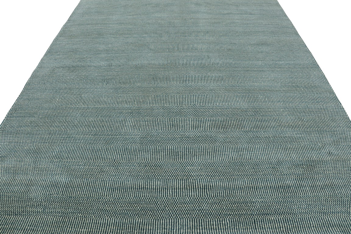Modern Striped Geometric Rug