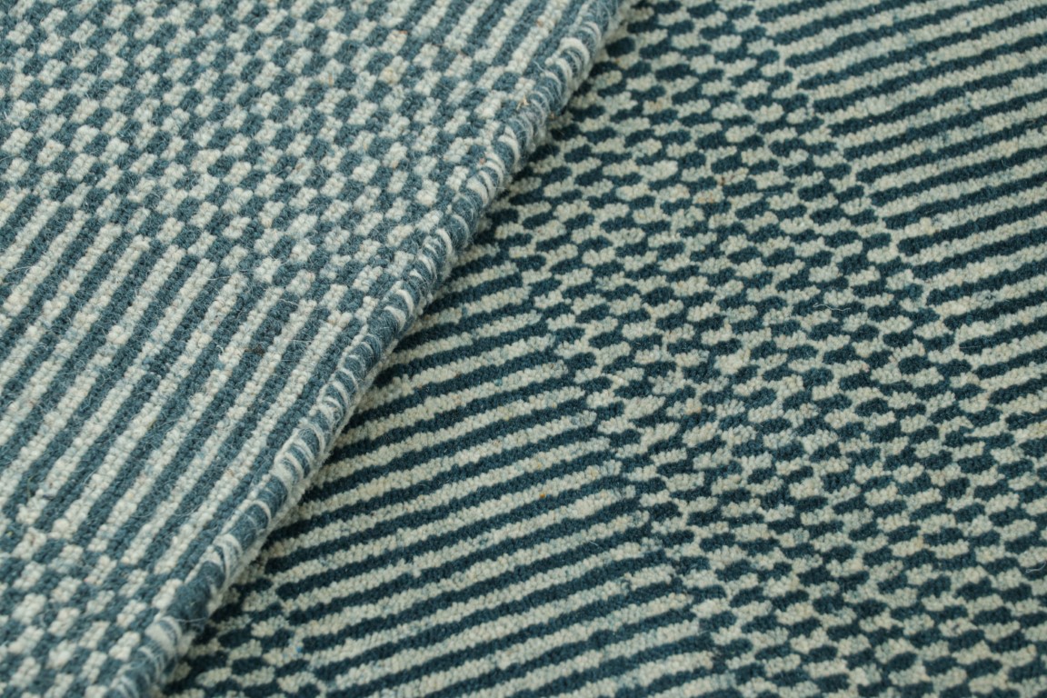 Modern Striped Geometric Rug
