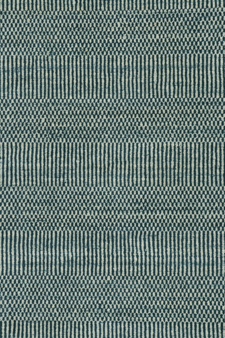 Modern Striped Geometric Rug