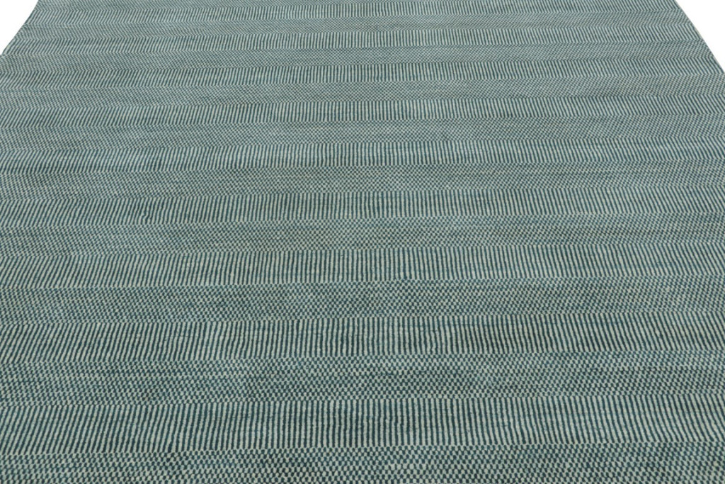 Modern Striped Geometric Rug