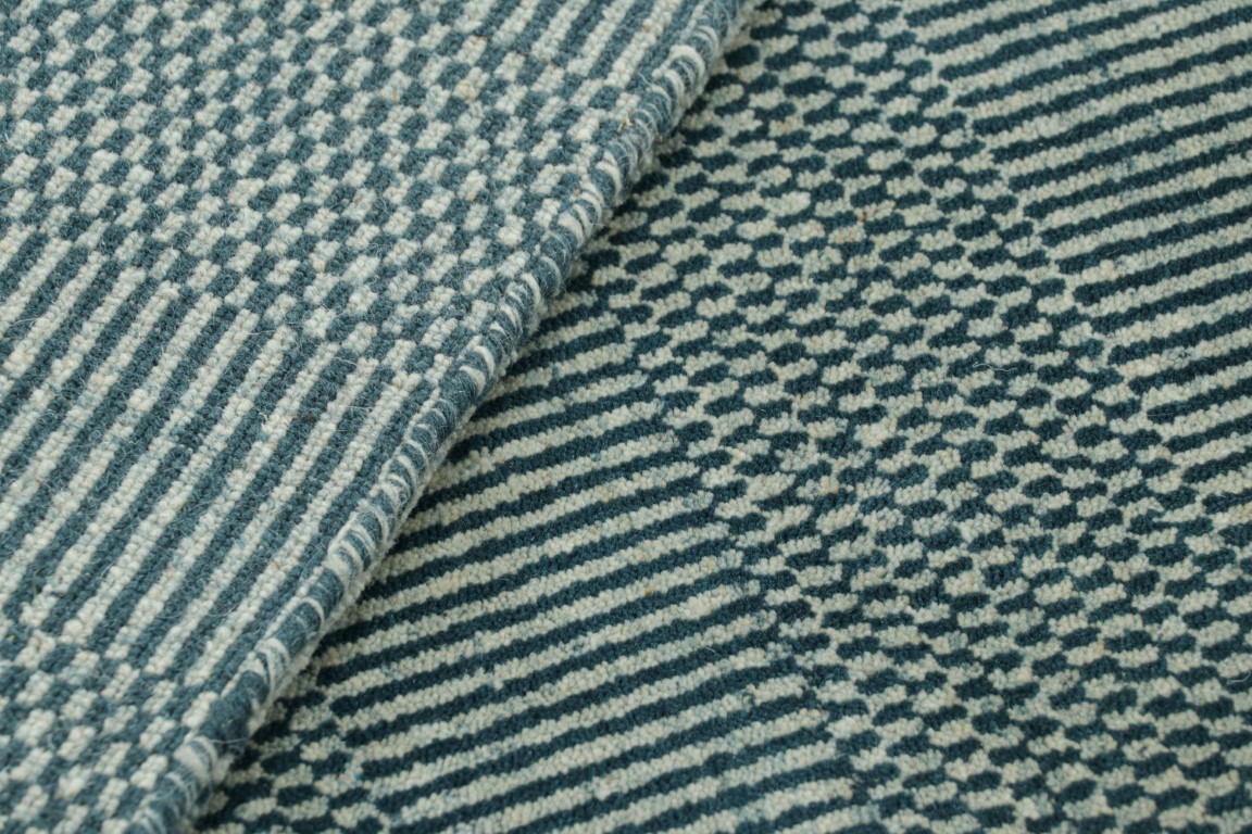 Modern Striped Geometric Rug