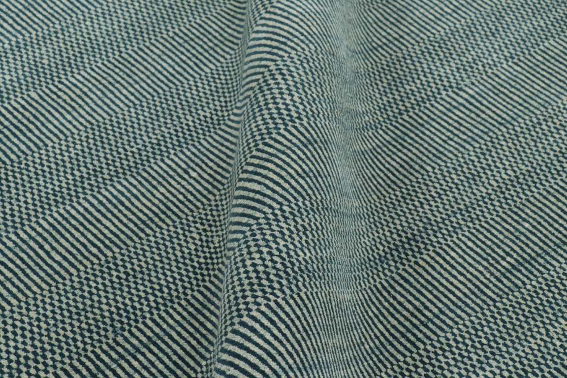 Modern Striped Geometric Rug
