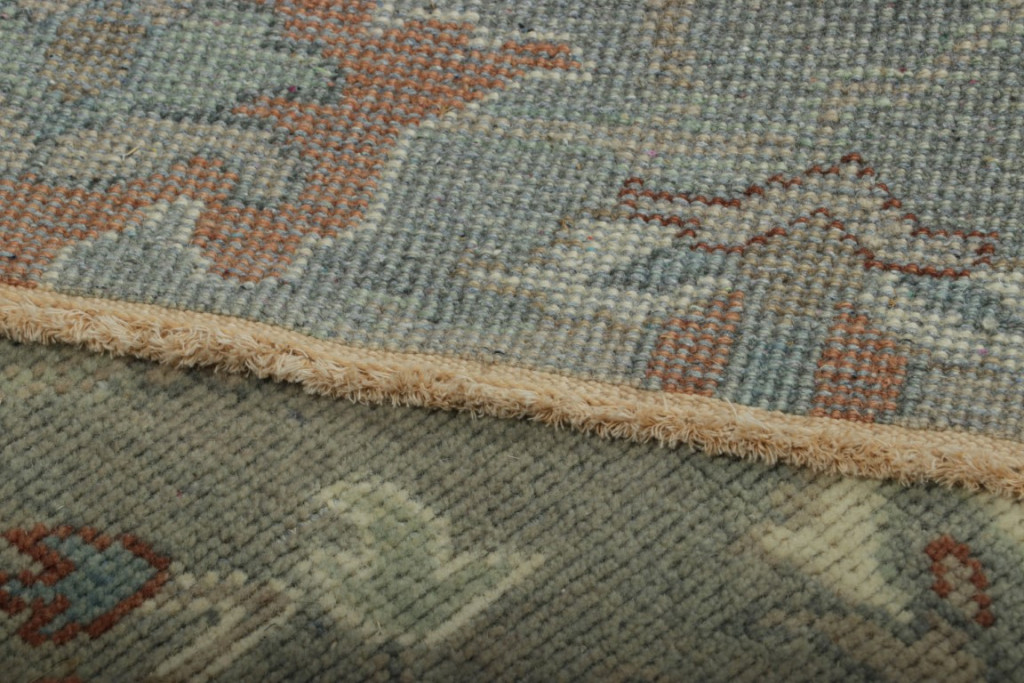 Modern Oushak Floral Rug