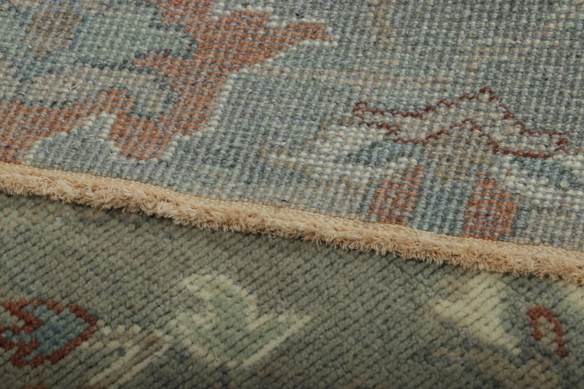 Modern Oushak Floral Rug