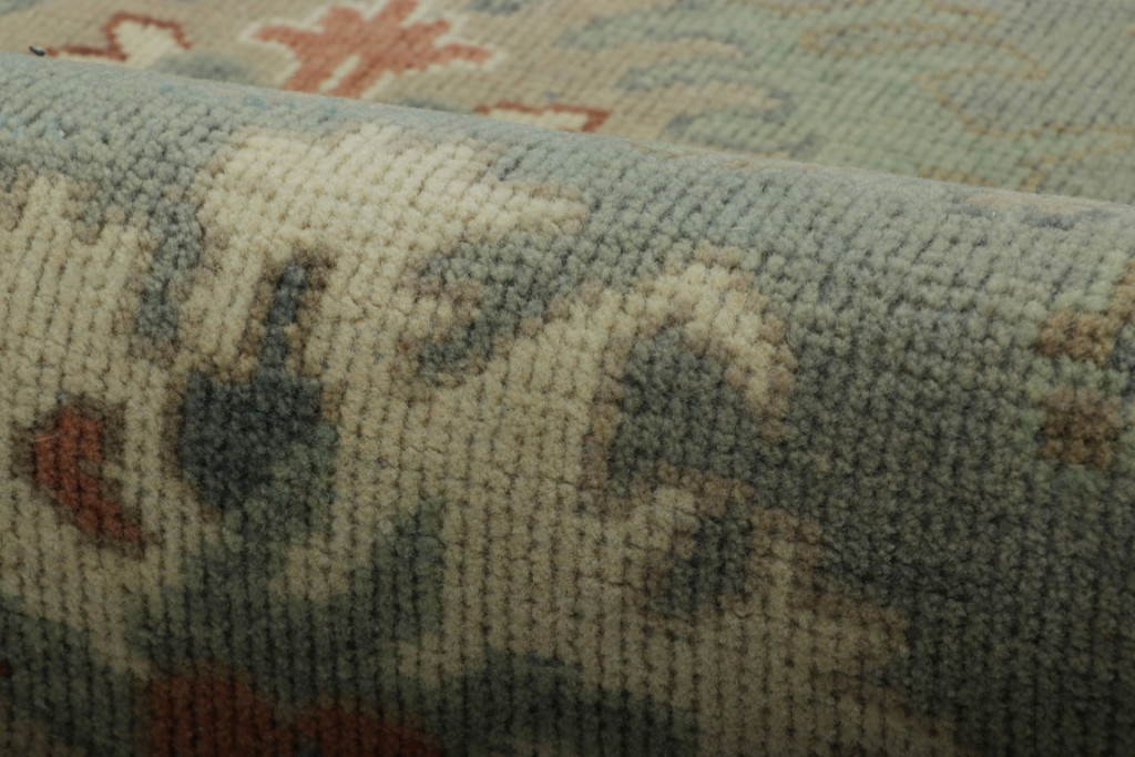 Modern Oushak Floral Rug