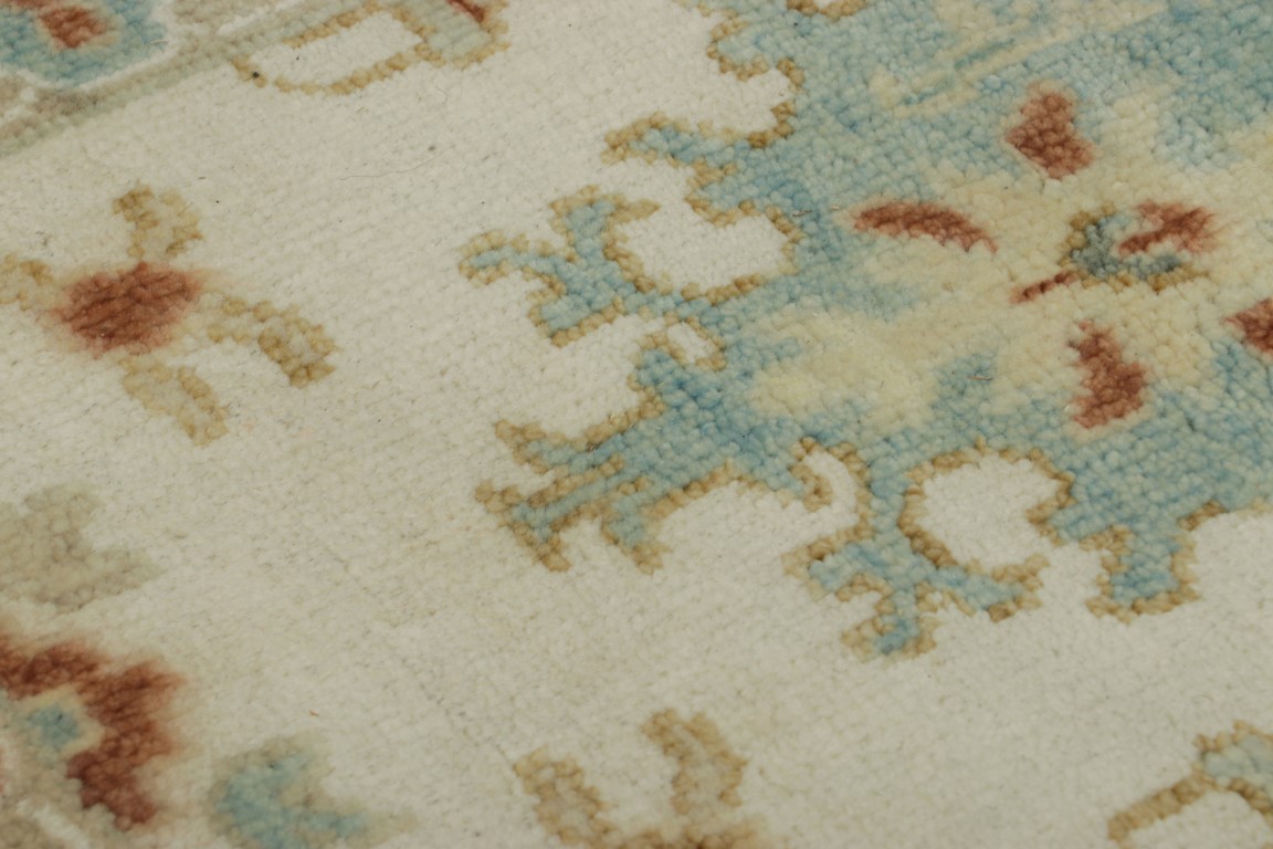 Modern Oushak Floral Rug
