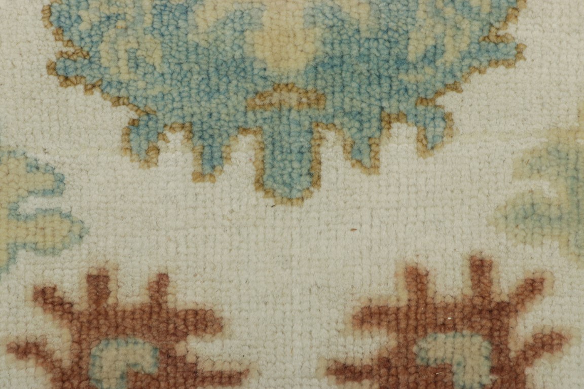Modern Oushak Floral Rug