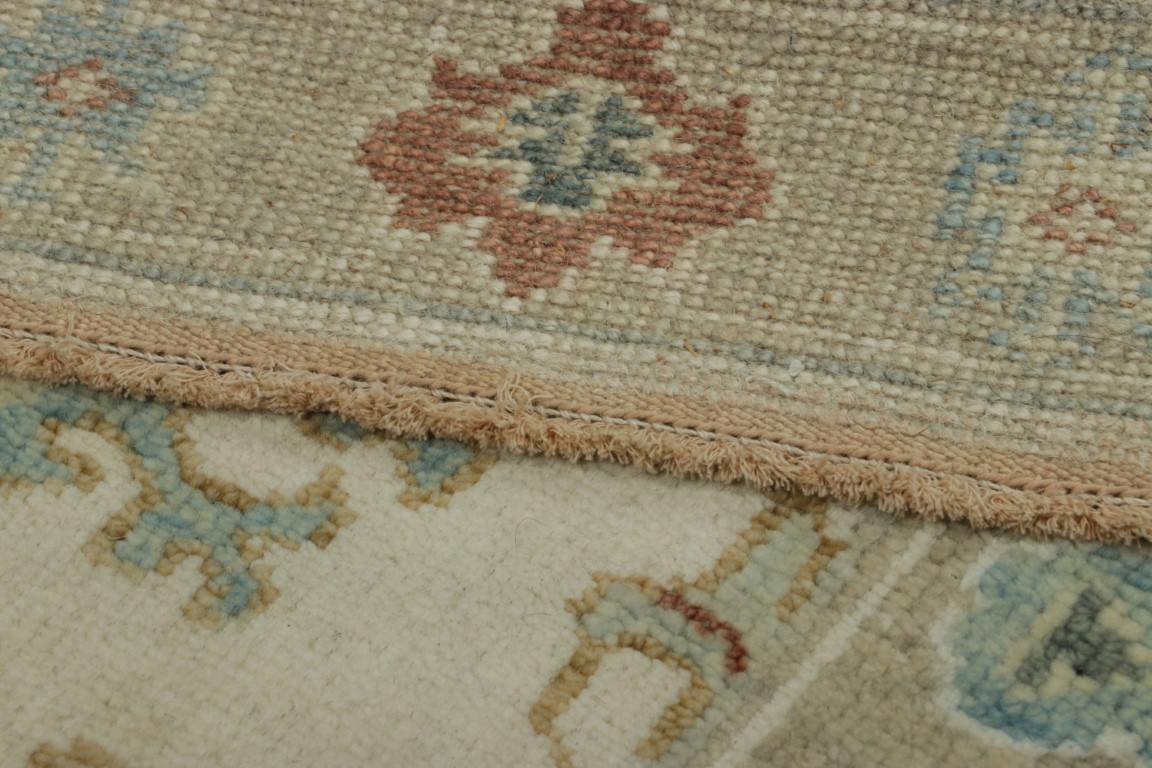 Modern Oushak Floral Rug