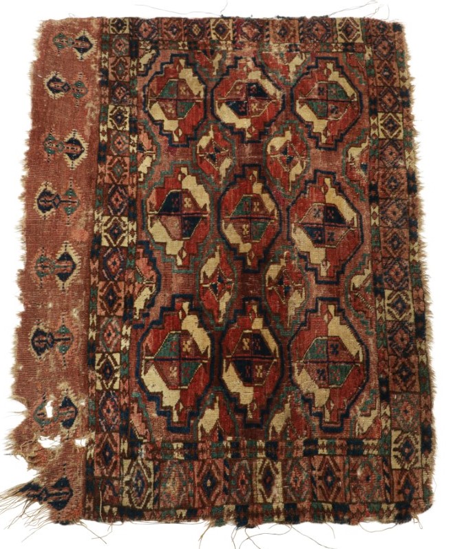 Antique Persian Tekke Textile