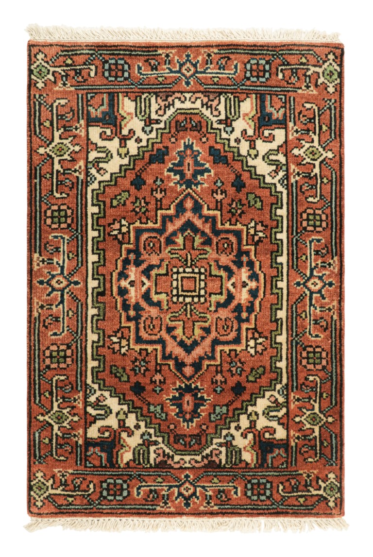Modern Heriz Floral Rug