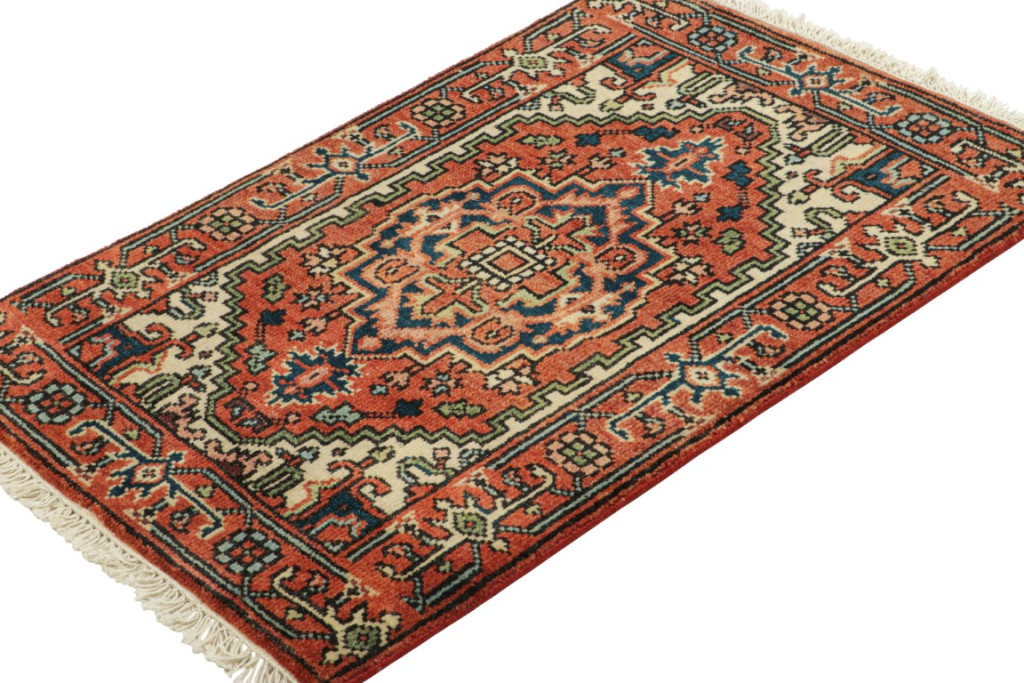 Modern Heriz Floral Rug