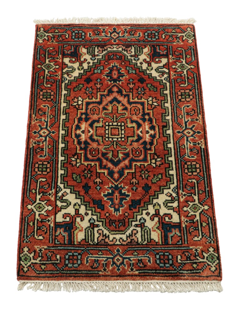Modern Heriz Floral Rug