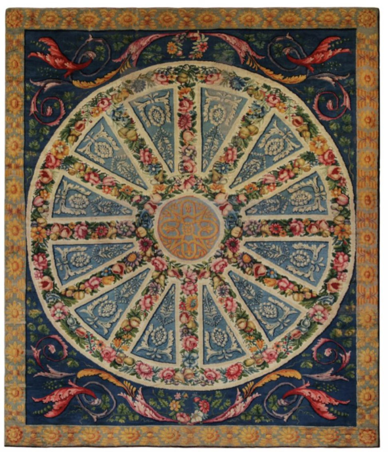 European Rug Medallions: Symbols of Art, Power, and Prestige