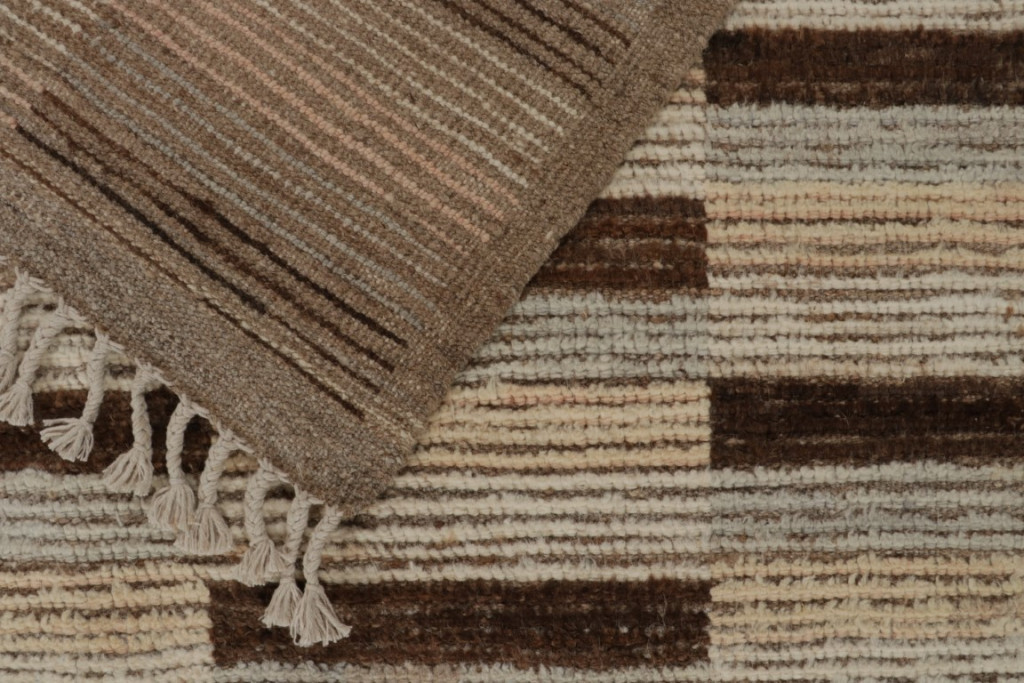 Modern Striped Geometric Rug