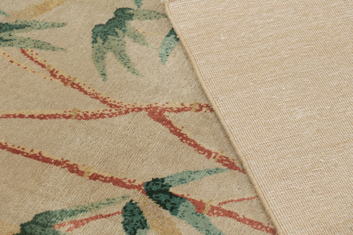 Chinese Art Deco Floral Rug