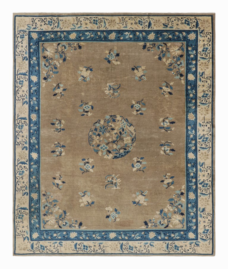 Antique Chinese Art Deco Rug