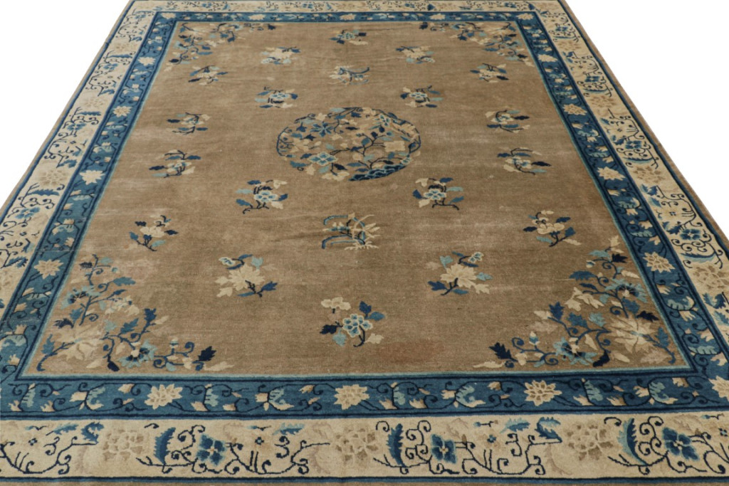Antique Chinese Art Deco Rug