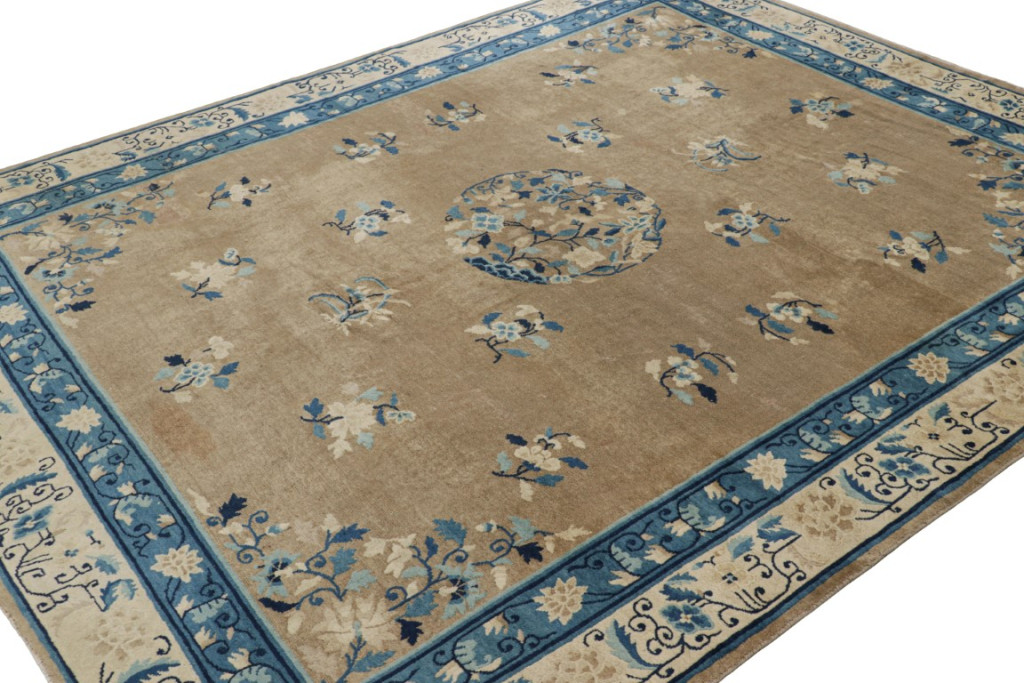 Antique Chinese Art Deco Rug