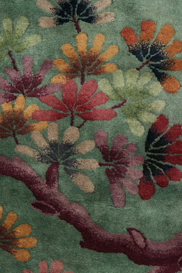 Antique Chinese Art Deco Rug