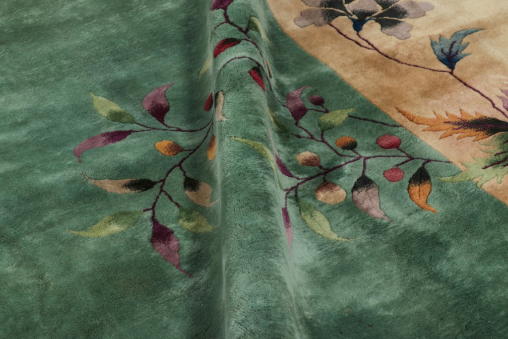 Antique Chinese Art Deco Rug