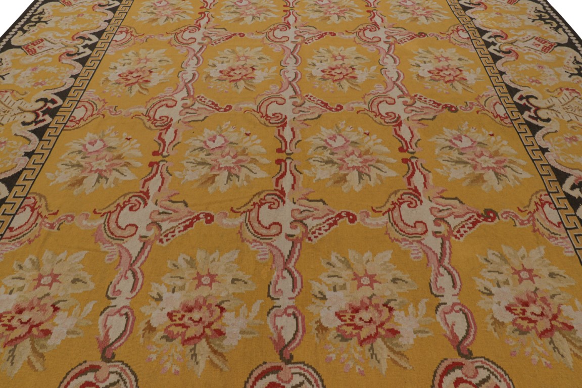 Antique Bessarabian Floral Kilim