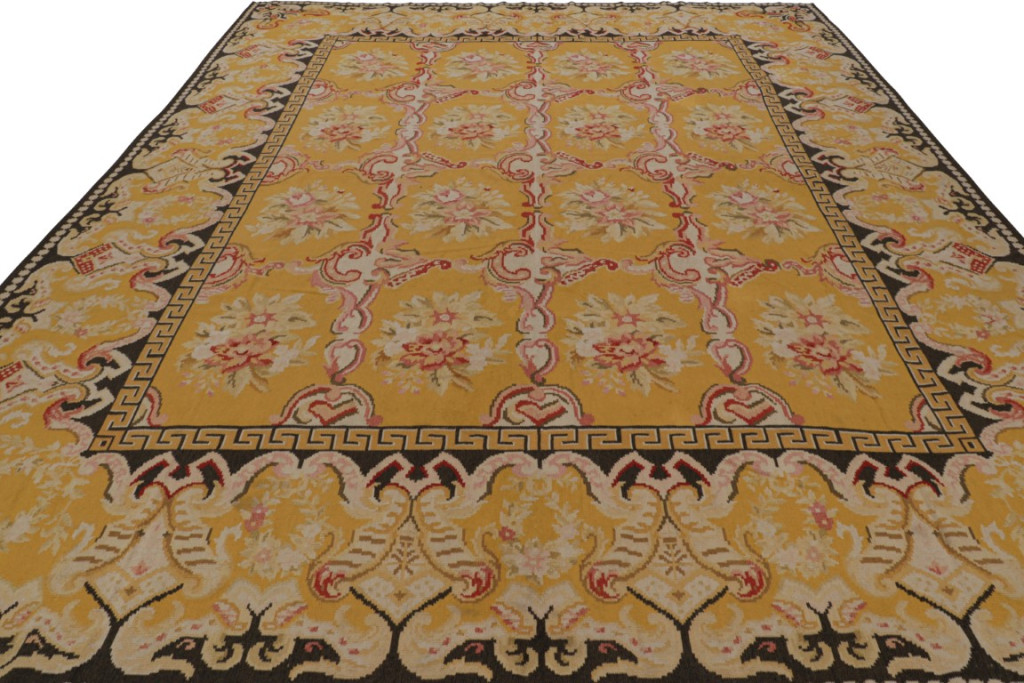 Antique Bessarabian Floral Kilim