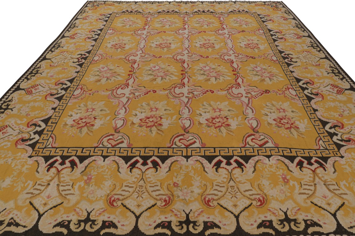 Antique Bessarabian Floral Kilim