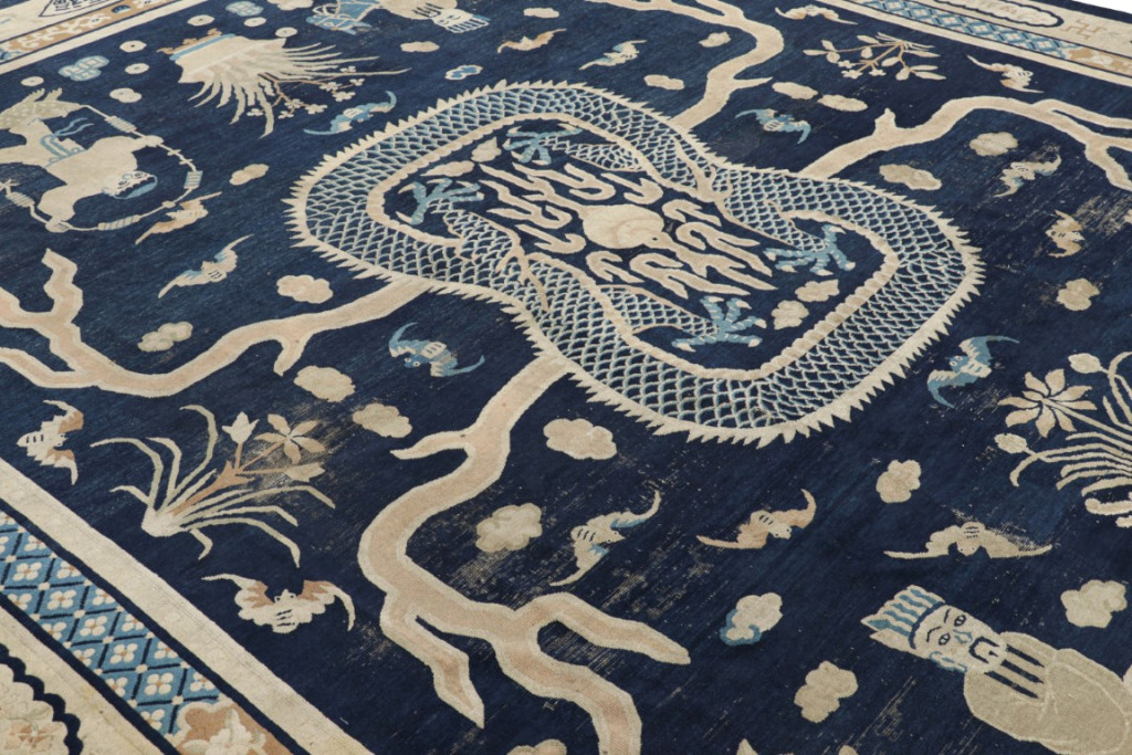 Antique Chinese Peking Rug