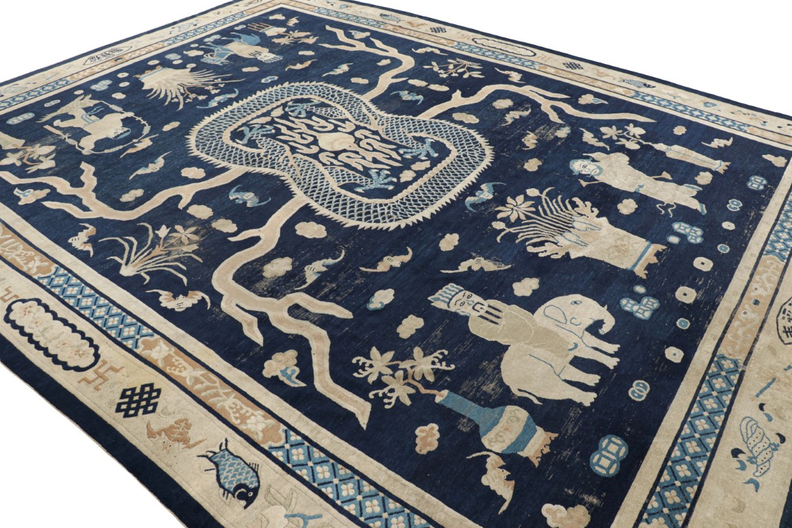 Antique Chinese Peking Rug