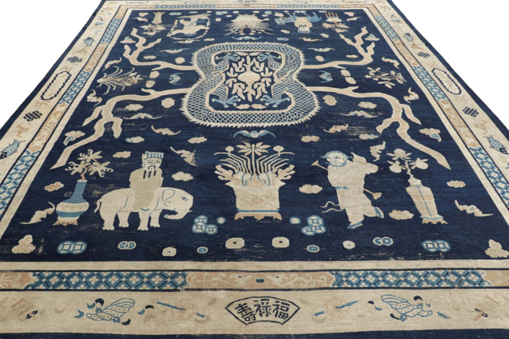 Antique Chinese Peking Rug
