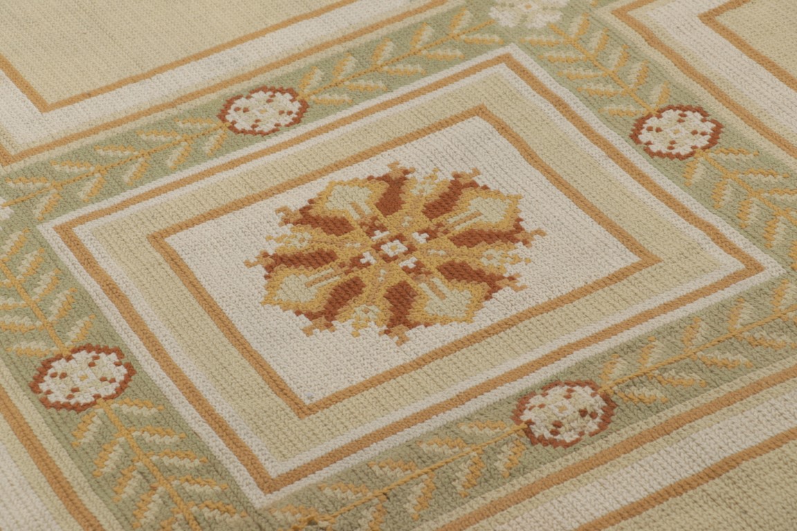 Antique Portuguese Needlepoint Rug