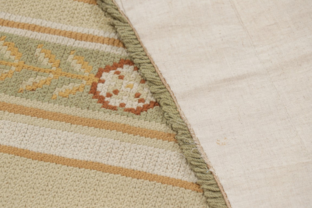 Antique Portuguese Needlepoint Rug