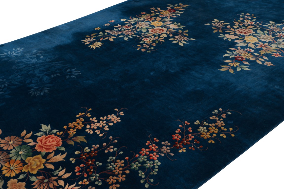 Antique Chinese Floral Rug