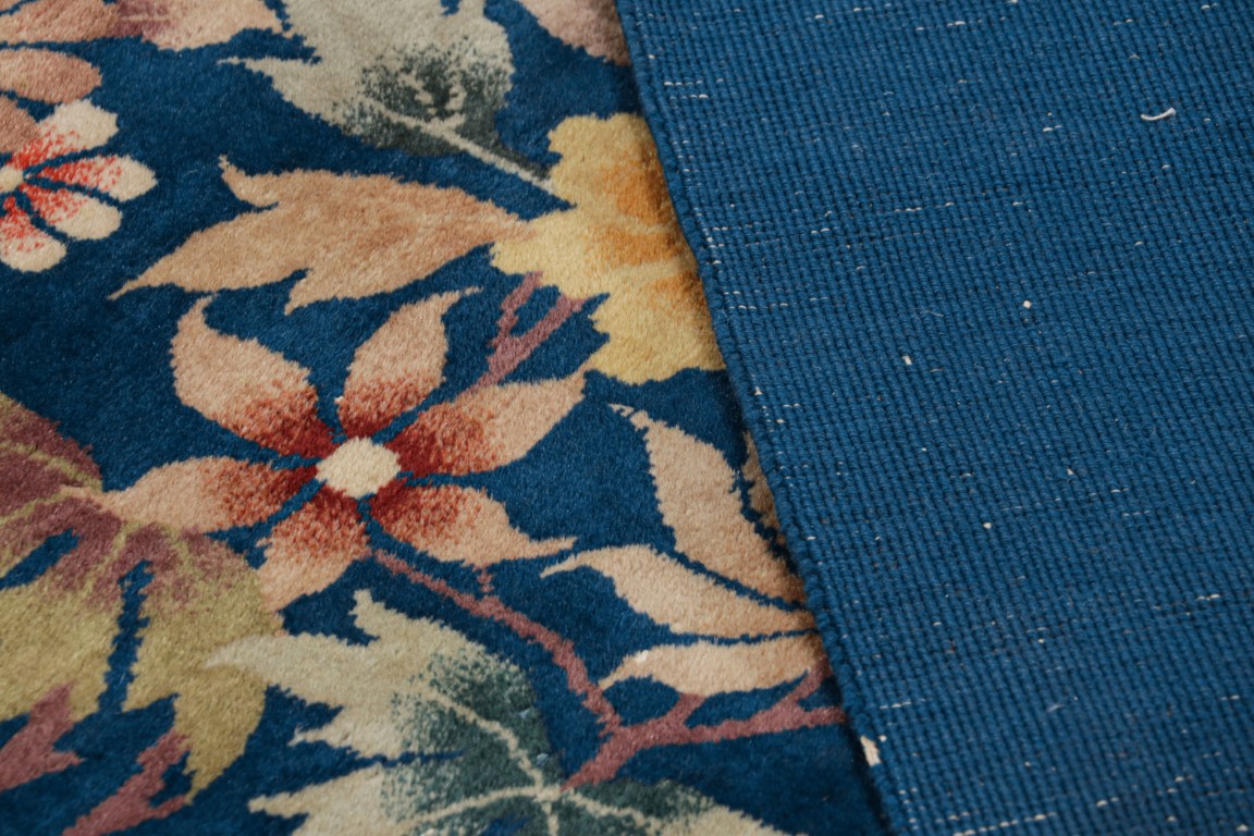 Antique Chinese Floral Rug