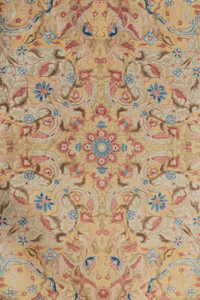 Oversized Antique Shahrestan Rug