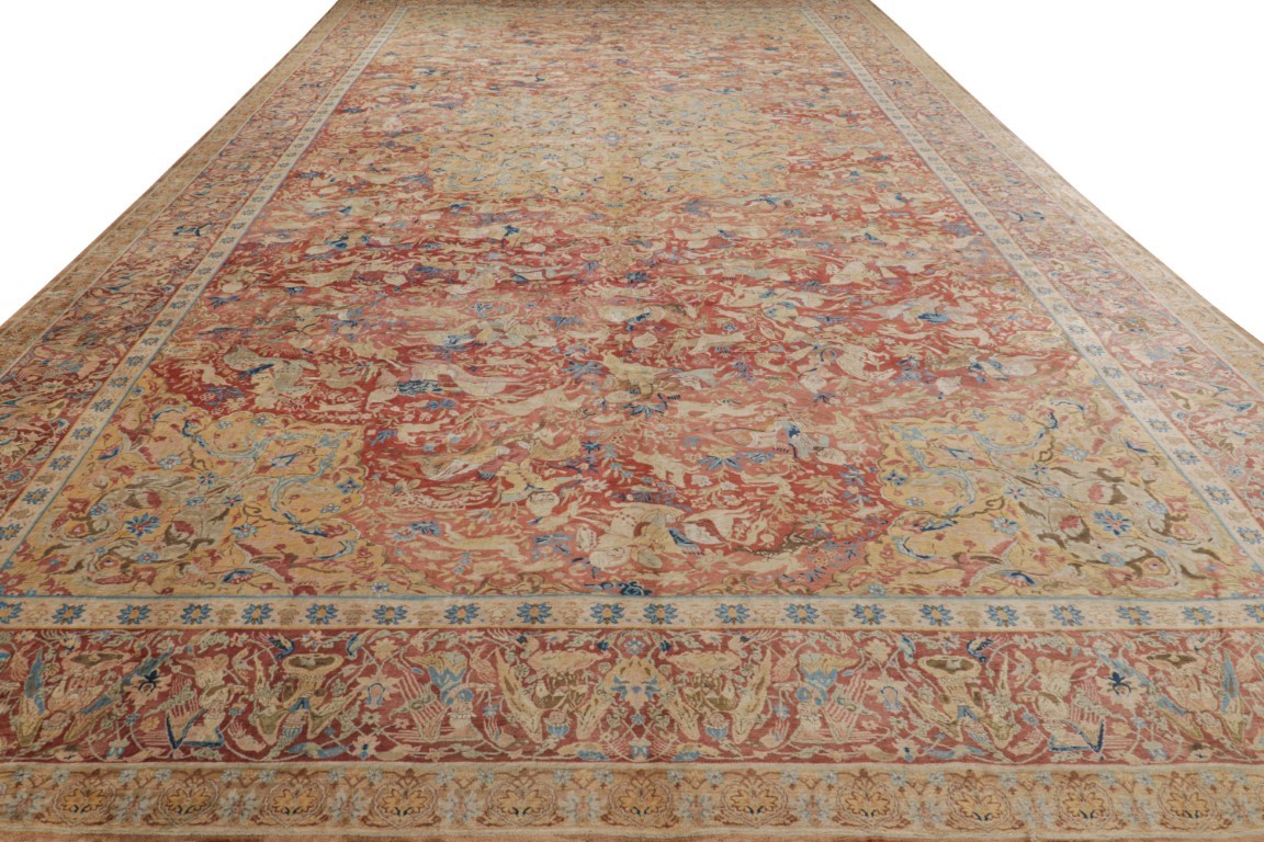 Oversized Antique Shahrestan Rug