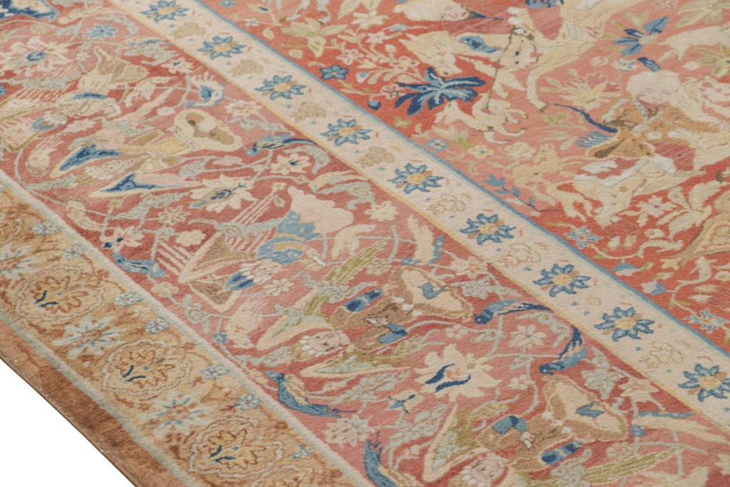 Oversized Antique Shahrestan Rug