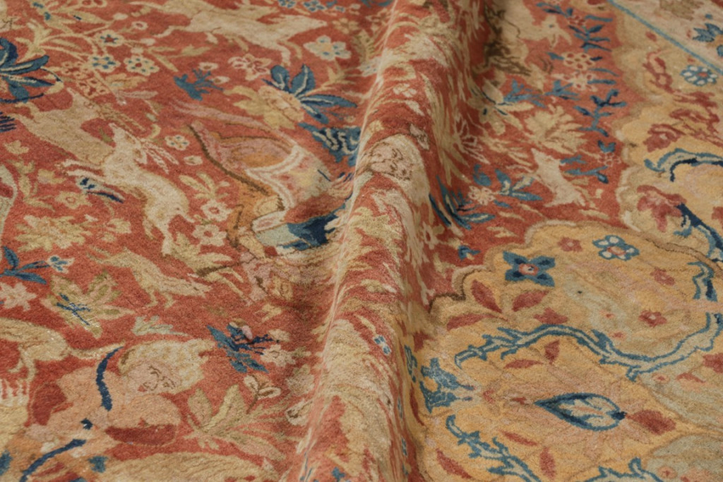 Oversized Antique Shahrestan Rug