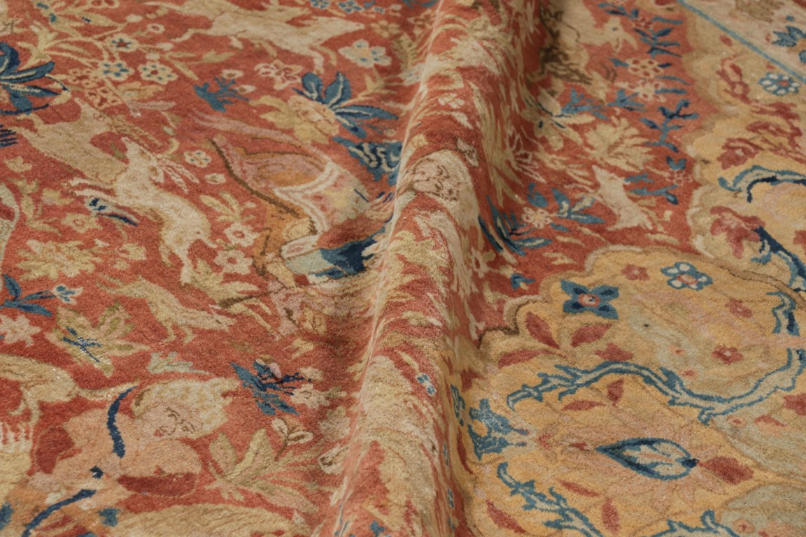 Oversized Antique Shahrestan Rug