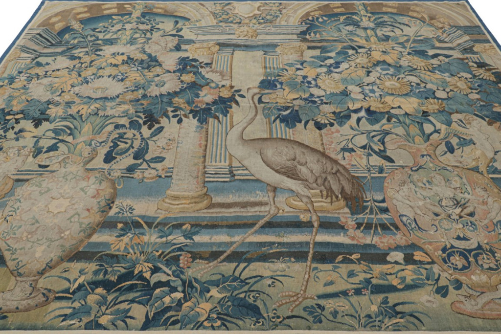 Antique Flemish Pictorial Tapestry