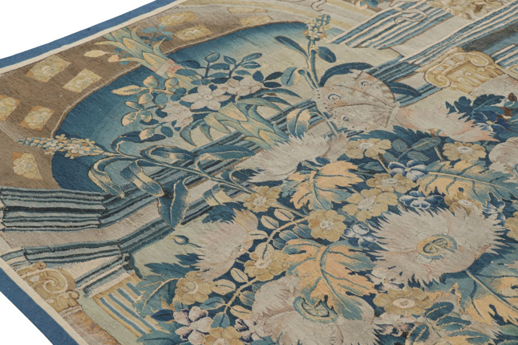 Antique Flemish Pictorial Tapestry