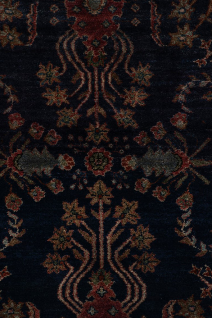 Antique Persian Floral Rug