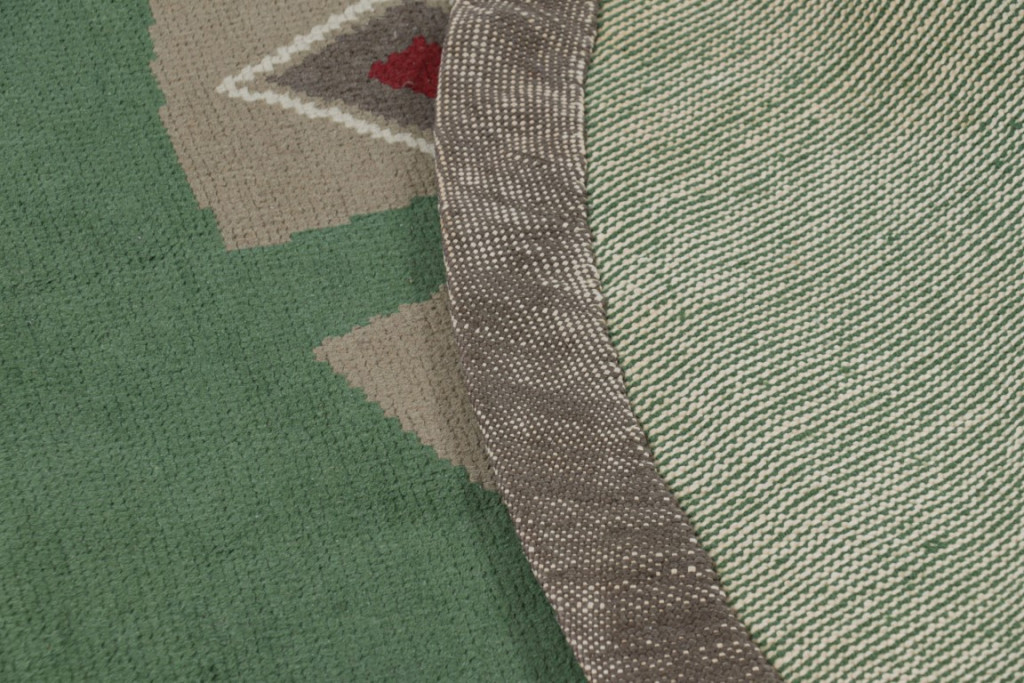 French Art Deco Floral Rug